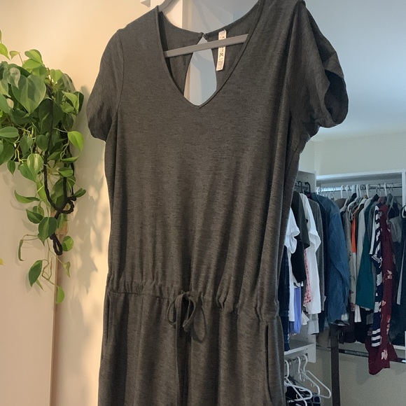 Charcoal Grey Jumpsuit - Picture 2 of 5